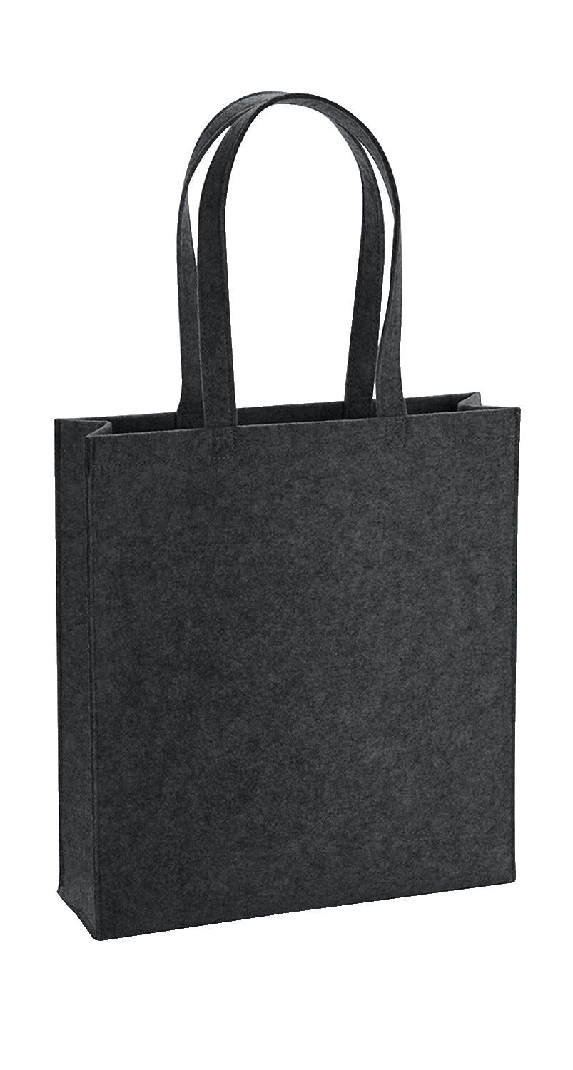 Felt Tote Bag in Farbe Charcoal Melange