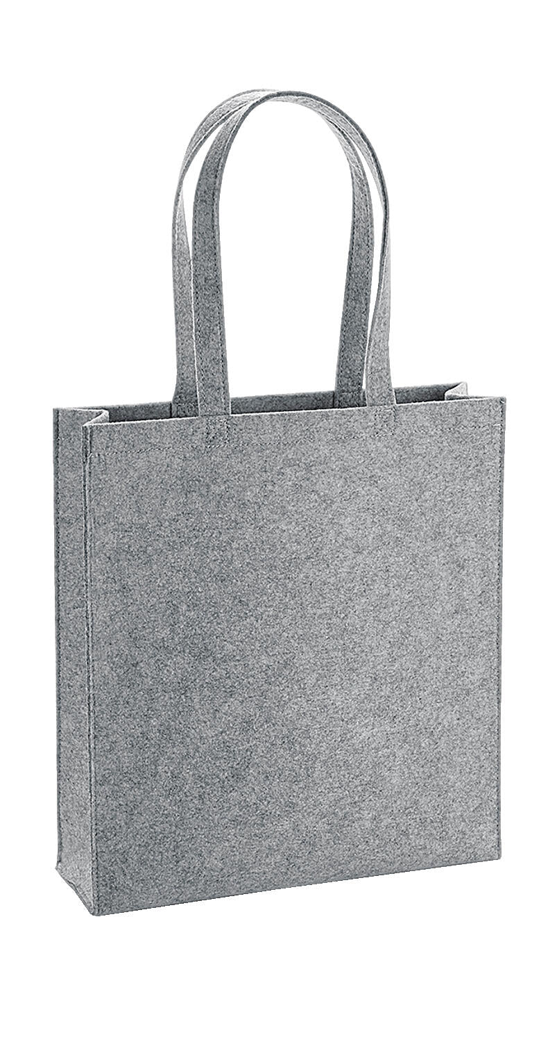 Felt Tote Bag in Farbe Grey Melange