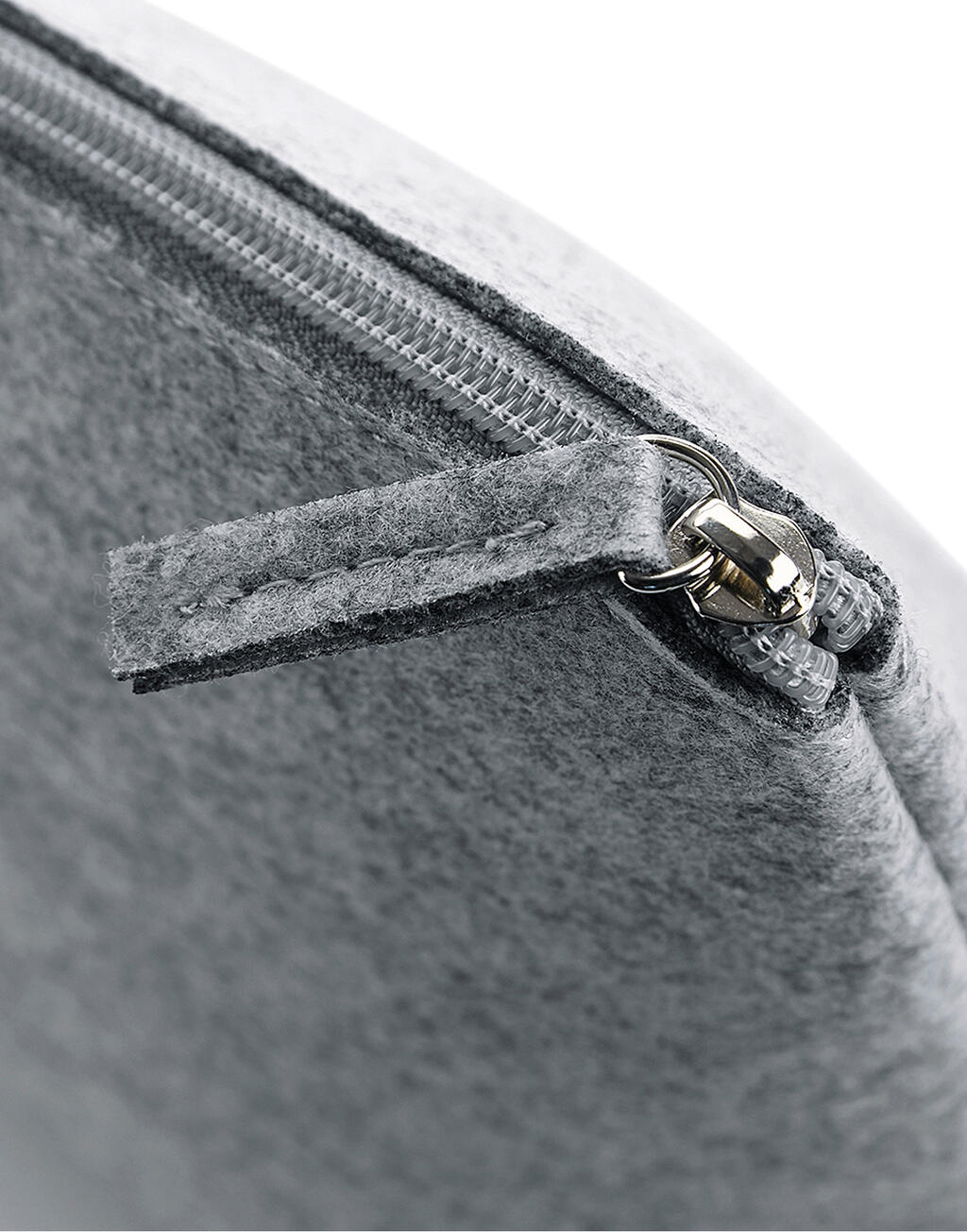Felt Accessory Bag in Farbe Charcoal Melange