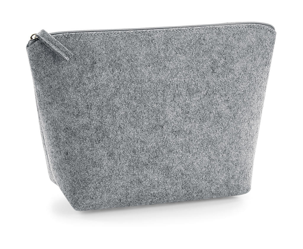Felt Accessory Bag in Farbe Grey Melange