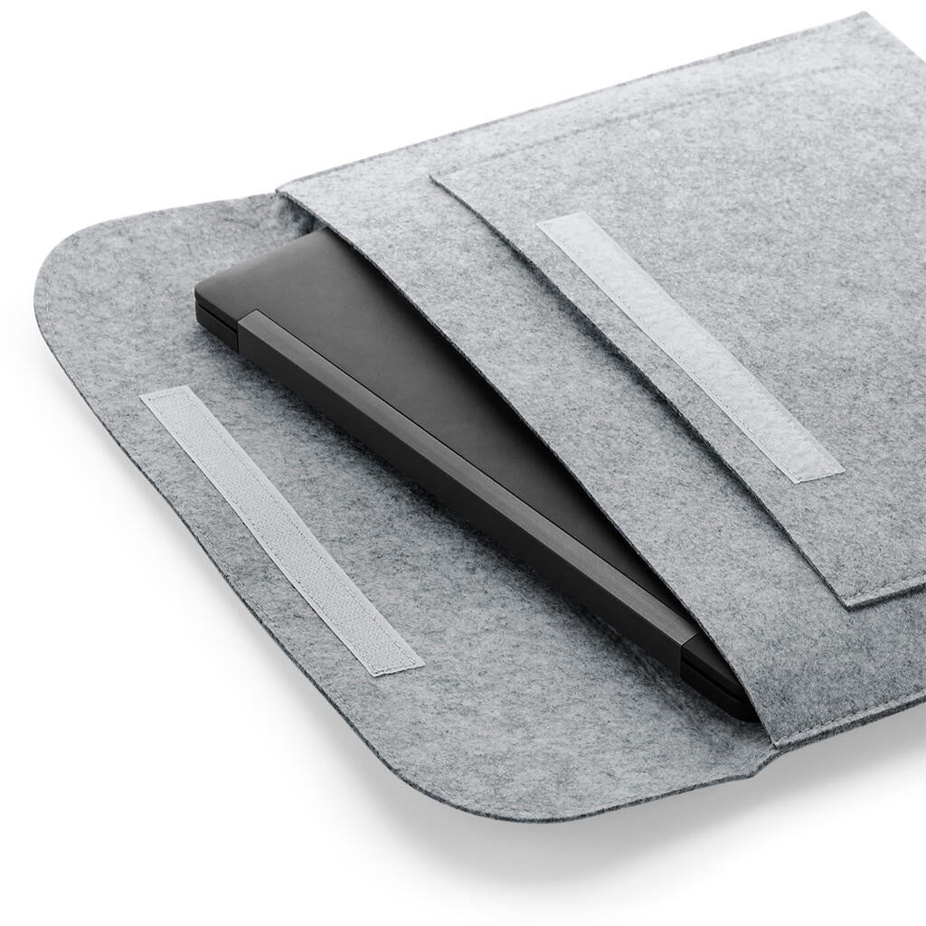 Felt Laptop/Document Slip in Farbe Charcoal Melange