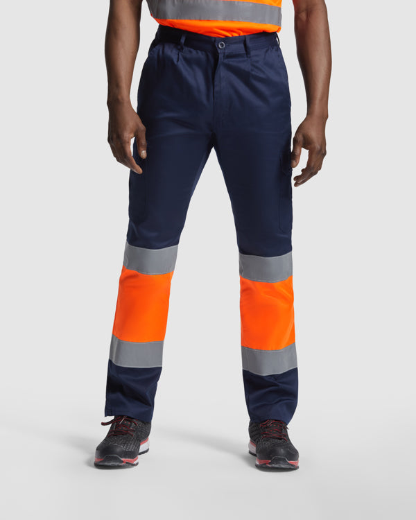 Hochsichtbare Sommerhosen Naos in Farbe Lead/Fluor Yellow