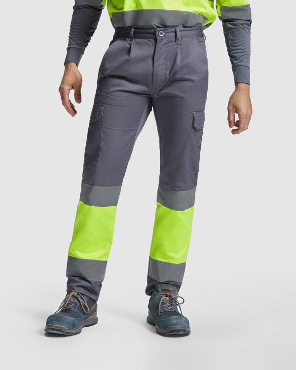 Hochsichtbare Winterhosen Soan in Farbe Lead/Fluor Yellow