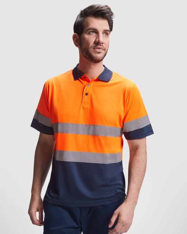 Hochsichtbares Poloshirt Polaris in Farbe Fluor Yellow