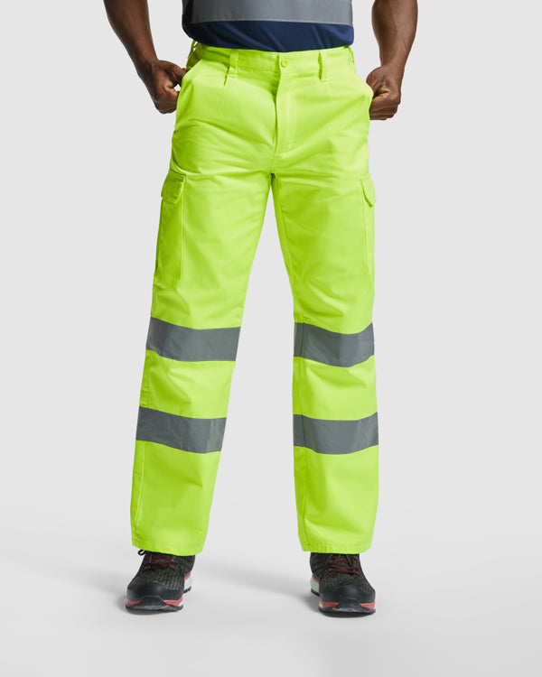 Hochsichtbare Hosen Alfa in Farbe Fluor Yellow