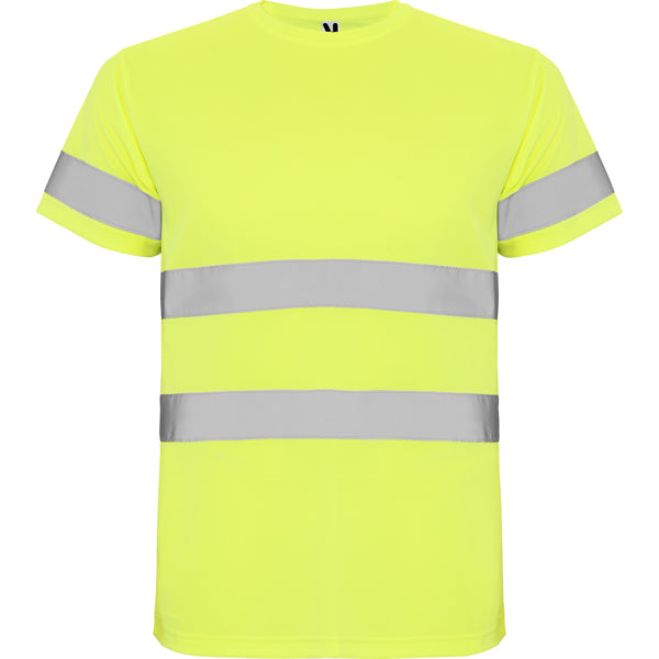 Hochsichtbares T-Shirt Delta in Farbe Fluor Yellow
