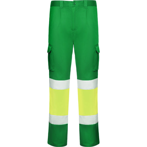 Hochsichtbare Hosen Daily Stretch Hv in Farbe Garden Green/Fluor Yellow