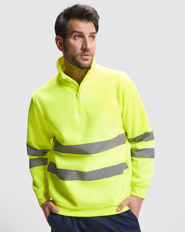 Hochsichtbarer Pullover Spica in Farbe Fluor Yellow