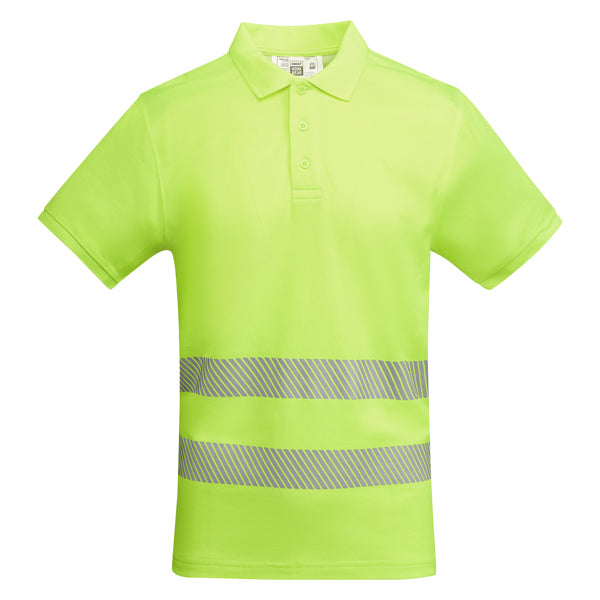 Hochsichtbares Poloshirt Atrio in Farbe Fluor Yellow