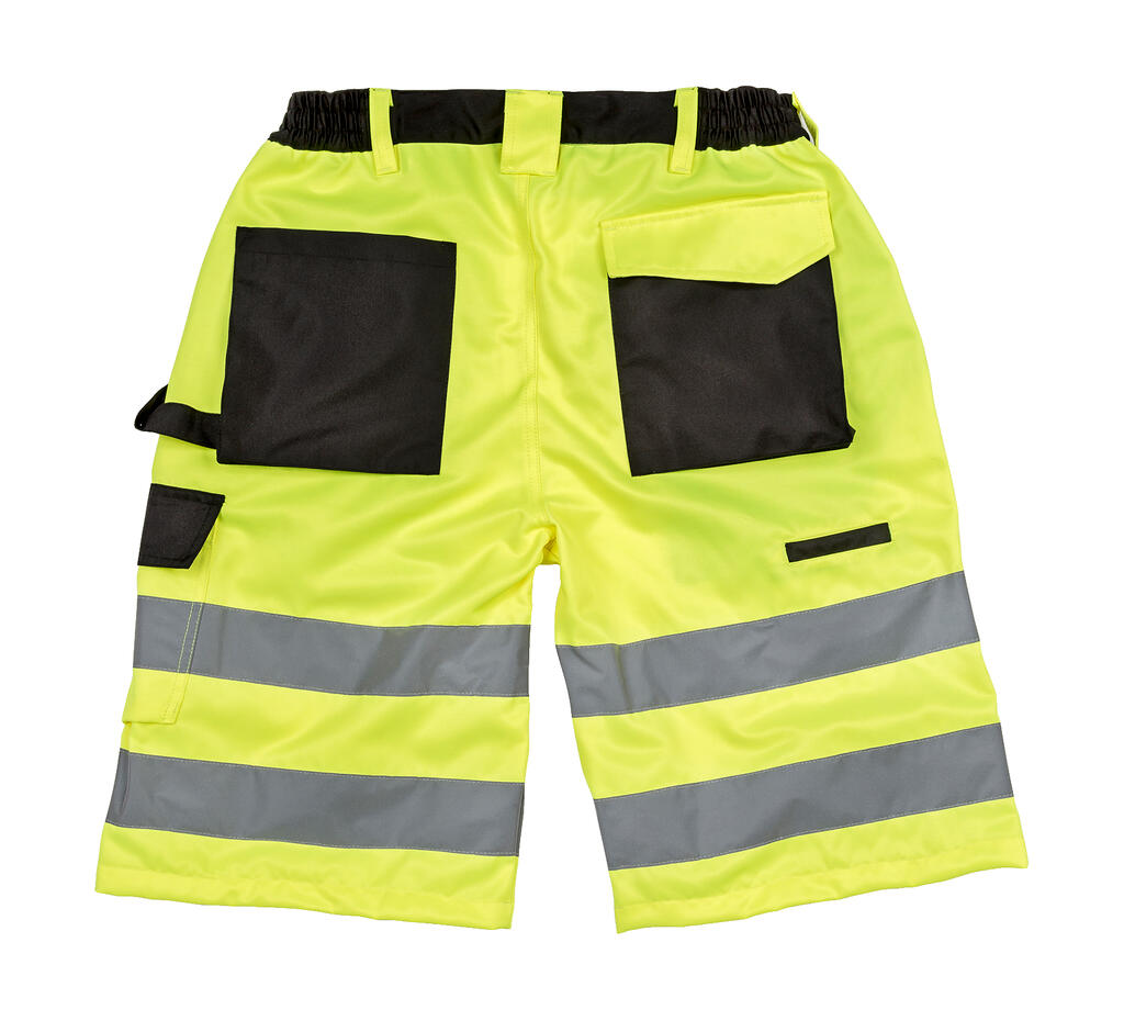 Safety Cargo Shorts in Farbe Fluorescent Orange