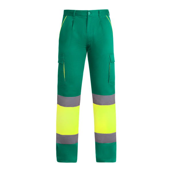 Hochsichtbare Winterhosen Enix in Farbe Garden Green/Fluor Yellow