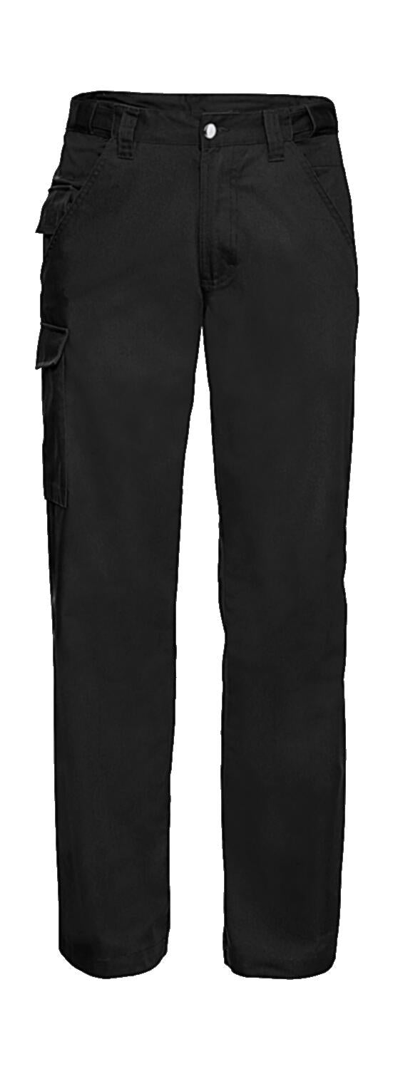 Twill Workwear Trousers length 34" in Farbe Black