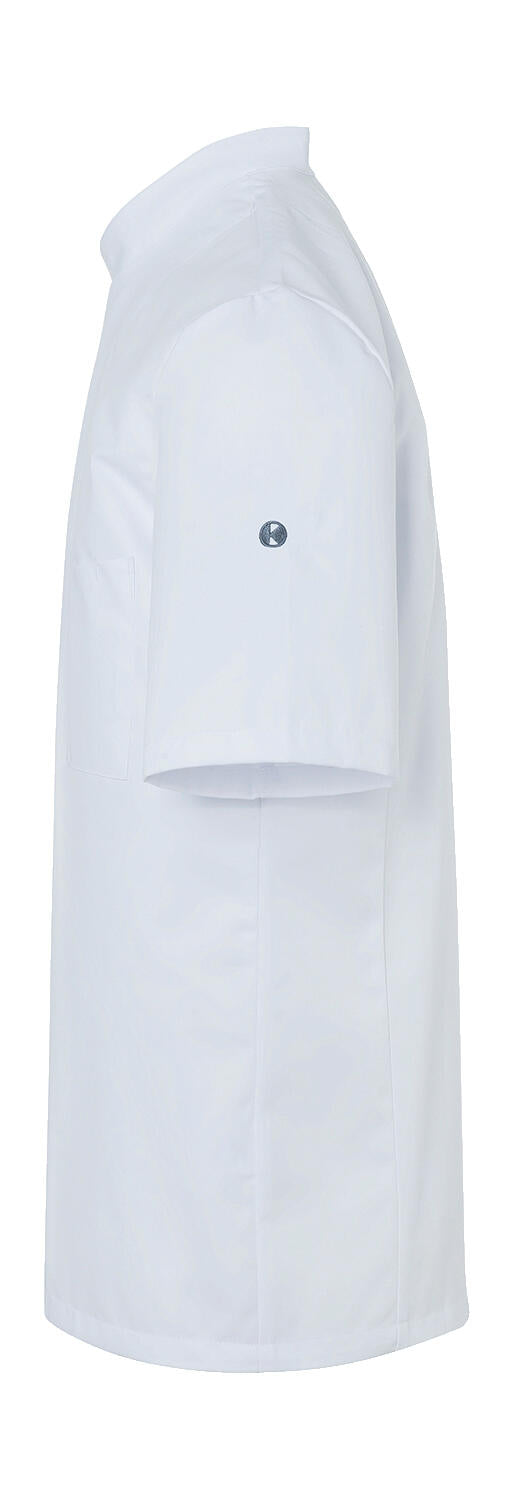 Chef Jacket Gustav Short Sleeve in Farbe White