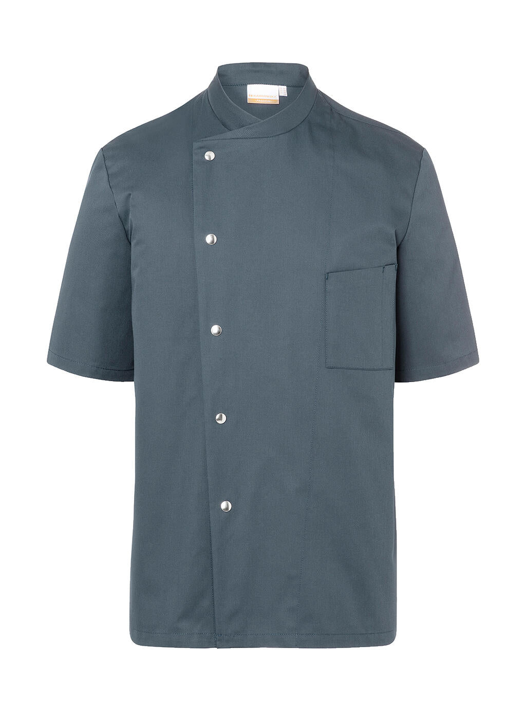 Chef Jacket Gustav Short Sleeve in Farbe Anthracite