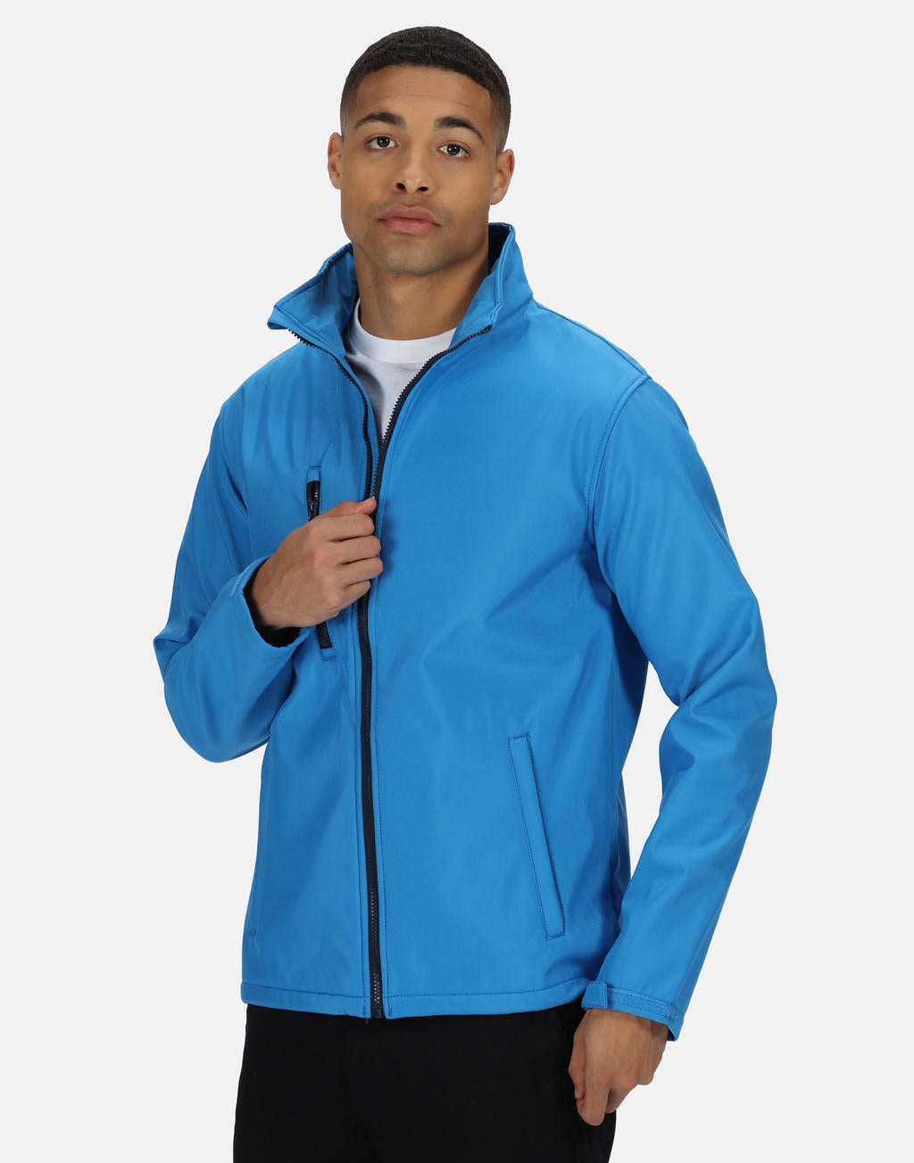 Ablaze 3 Layer Softshell Jacket in Farbe Black/Black