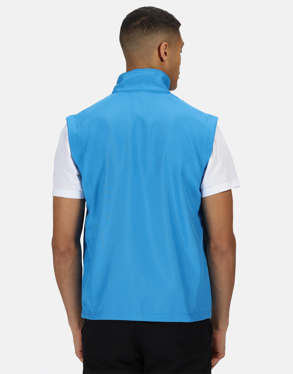 Ablaze Printable Softshell Bodywarmer in Farbe Black/Black