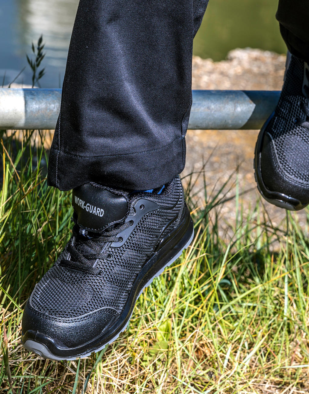 All Black Safety Trainer - size 3 - Result | ShirtStore