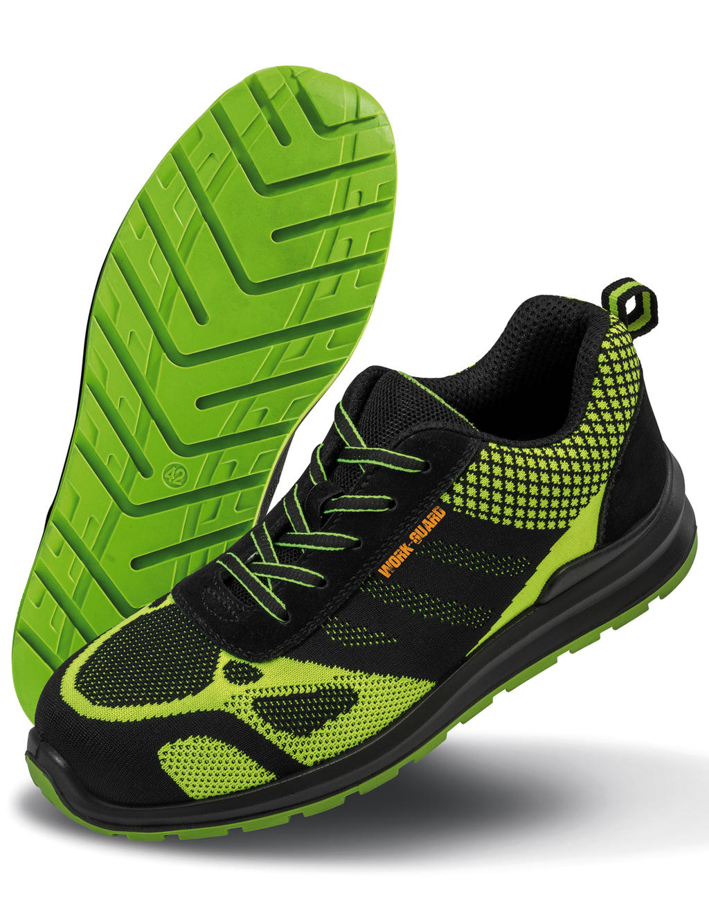 Hicks Safety Trainer in Farbe Neon Green/Black