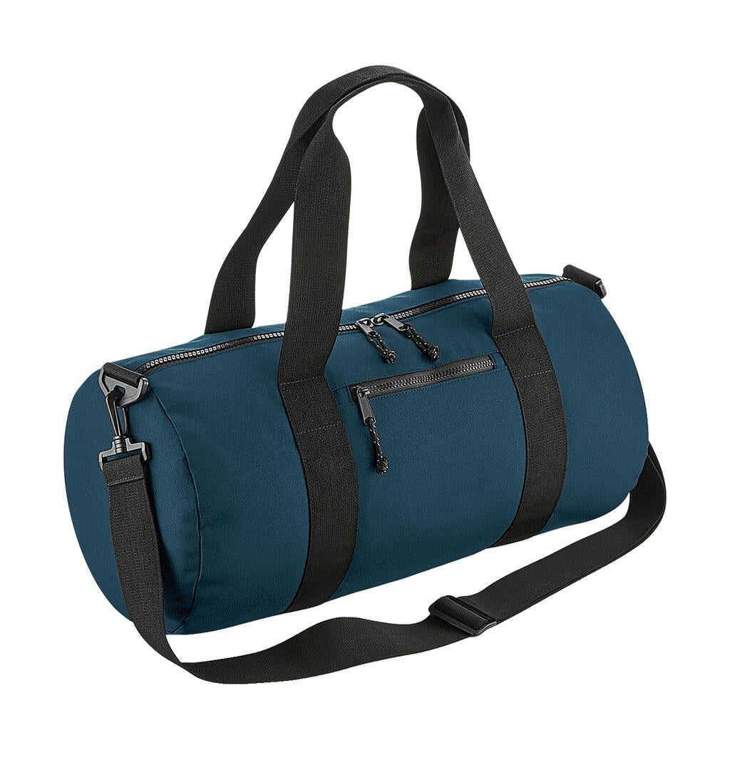 Recycled Barrel Bag in Farbe Petrol