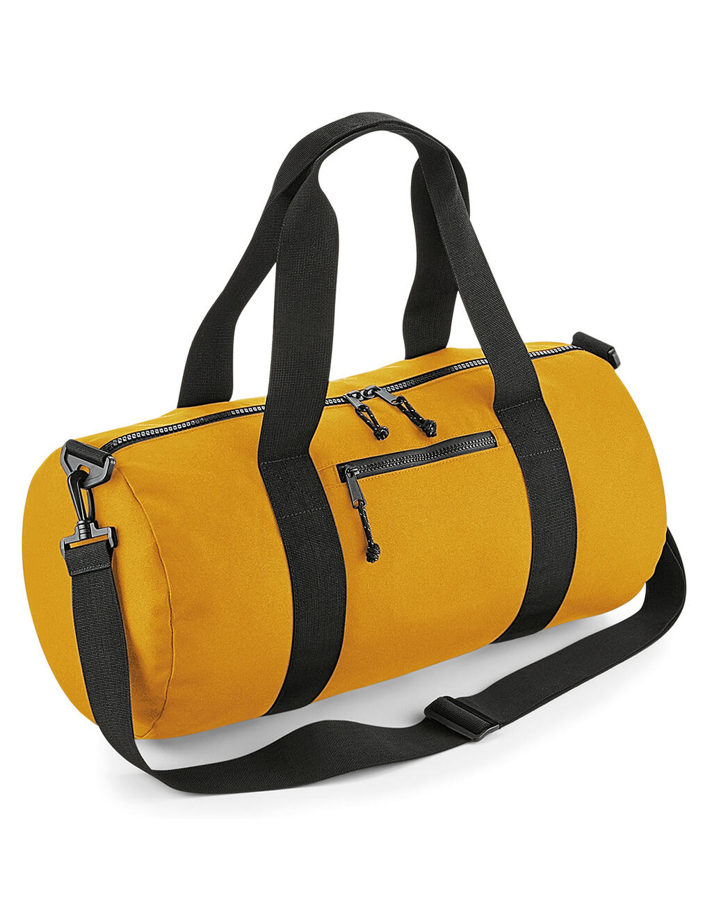 Recycled Barrel Bag in Farbe Black