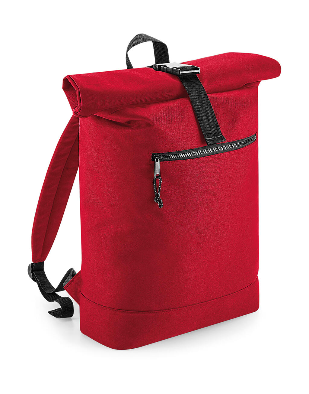Recycled Roll-Top Backpack in Farbe Classic Red