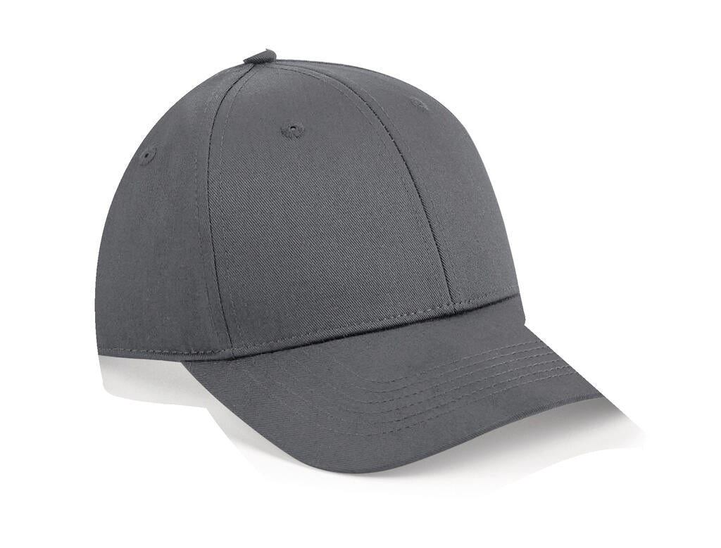 Urbanwear 6 Panel Snapback in Farbe Graphite Grey