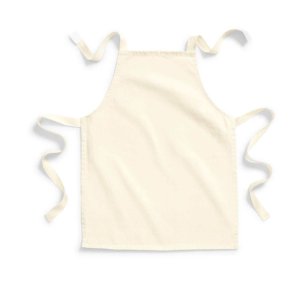 FairTrade Cotton Junior Craft Apron in Farbe Natural