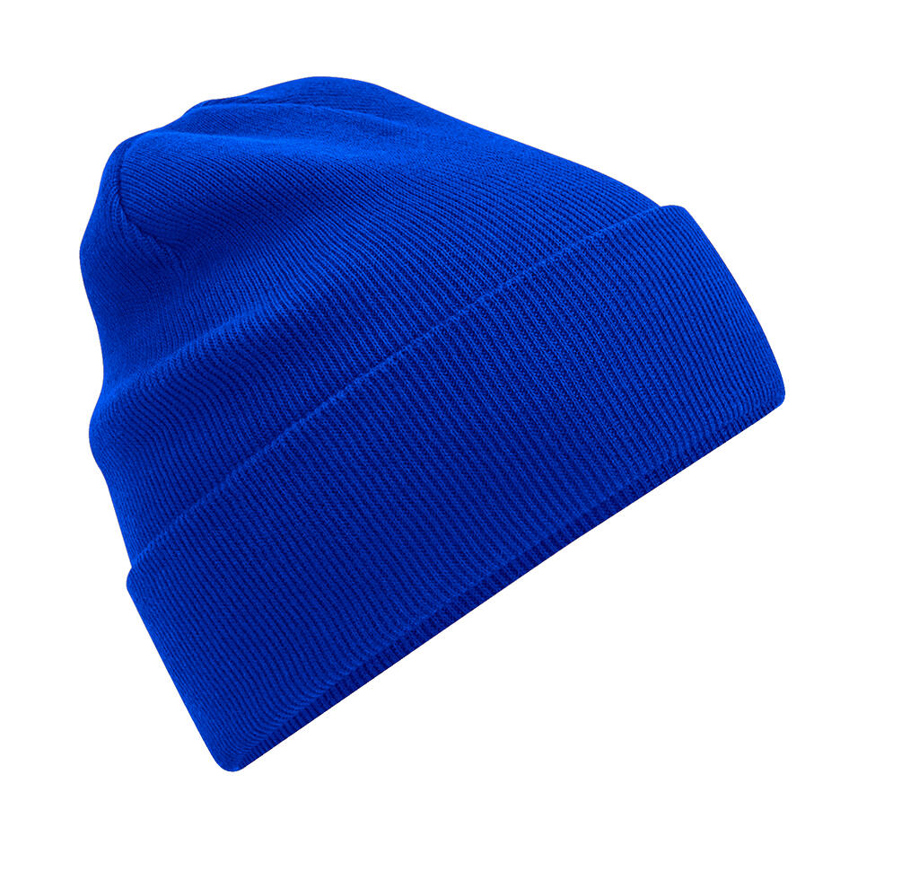 Organic Cotton Original Cuffed Beanie in Farbe Bright Royal
