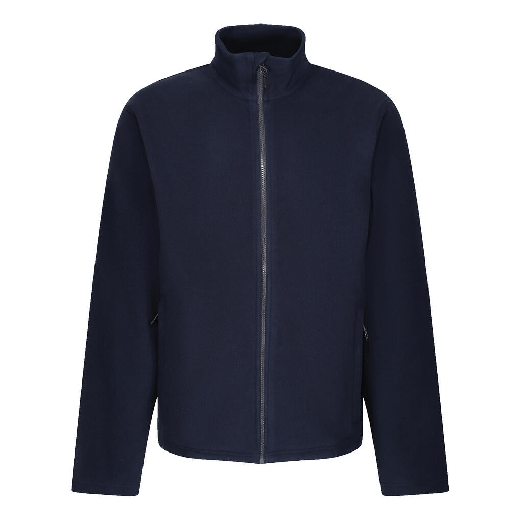 Honestly Made Recycled Full Zip Microfleece in Farbe Navy