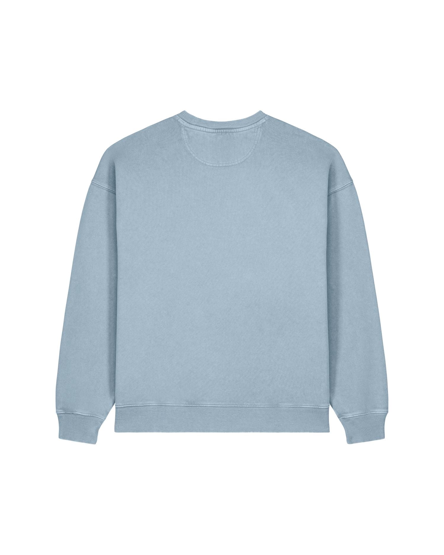 Sweatshirt Radder 2.0 Vintage in Farbe G. Dyed Blue Stone