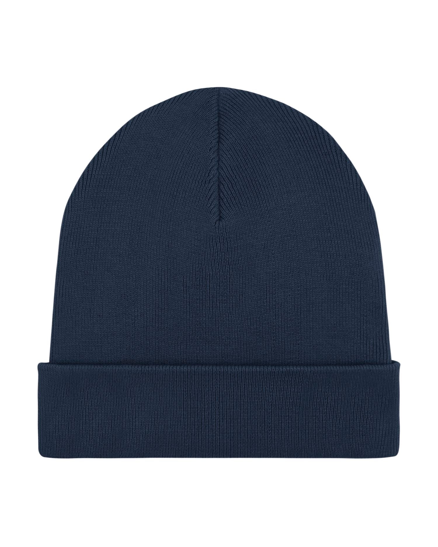 Rib Beanie in Farbe French Navy