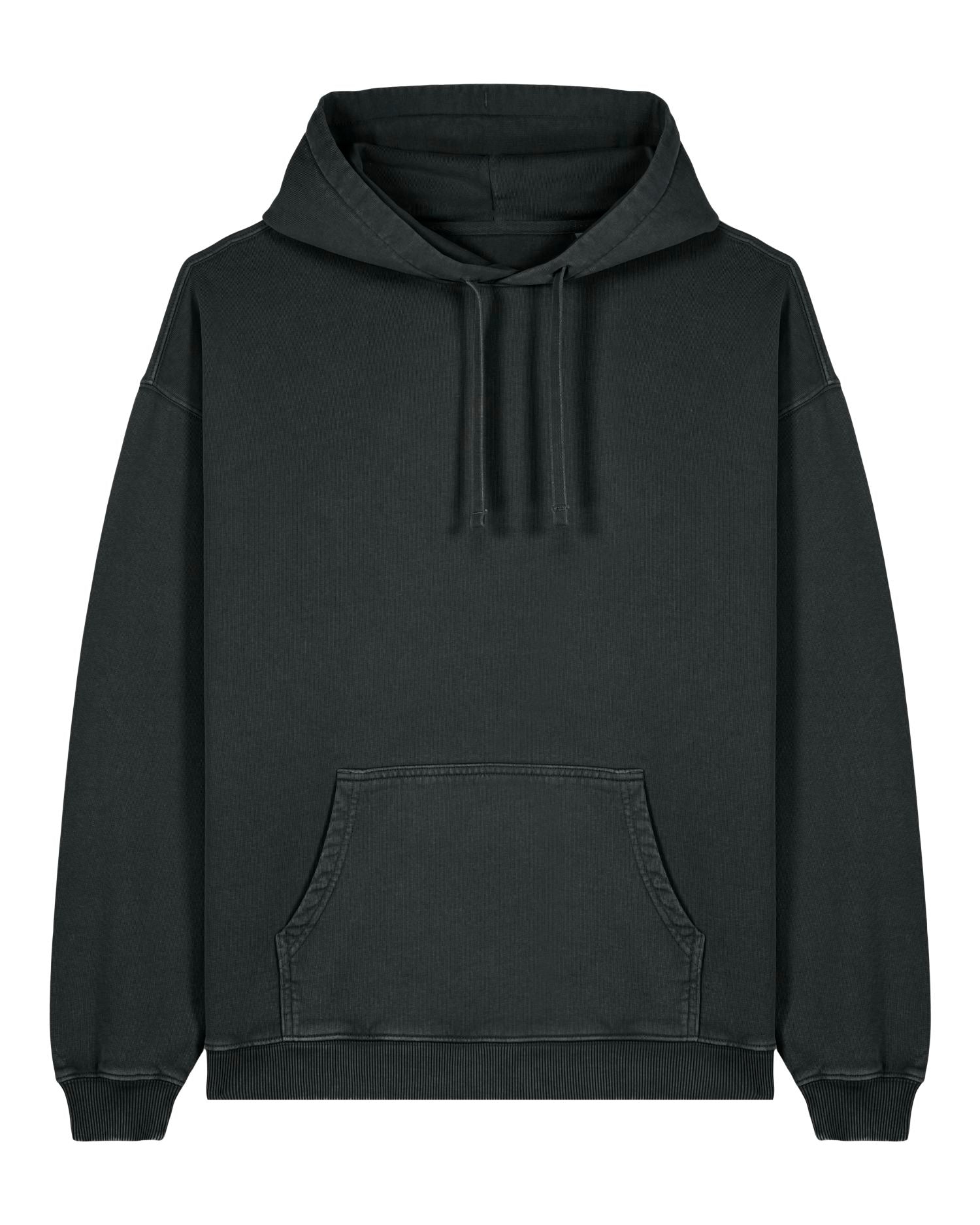 Hoodie Slammer 2.0 vintage in Farbe G. Dyed Black Rock