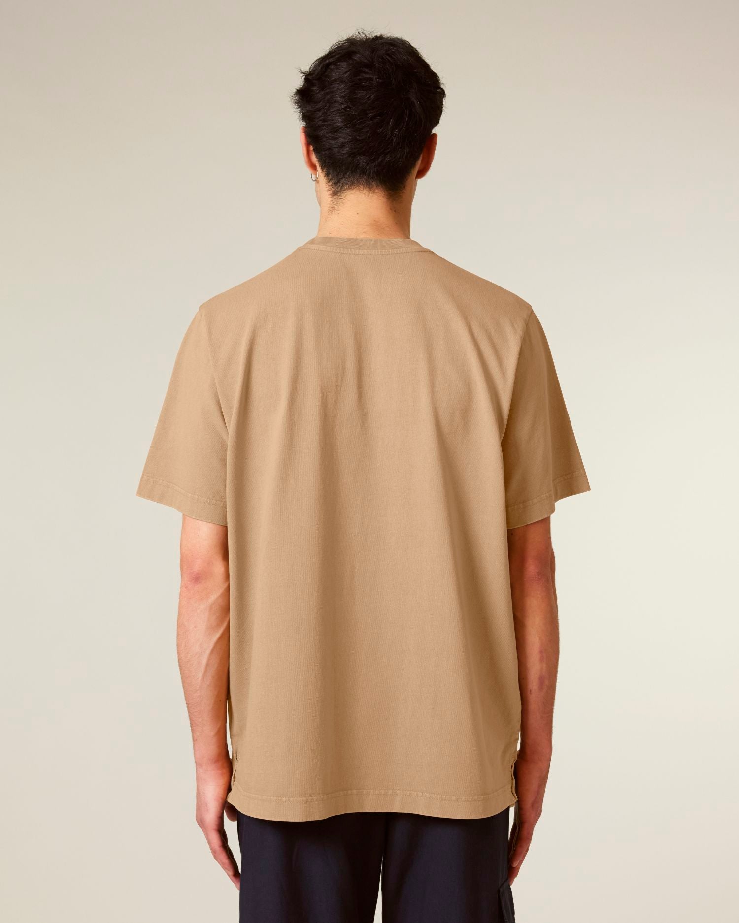 T-Shirt Freestyler Vintage in Farbe G. Dyed Latte