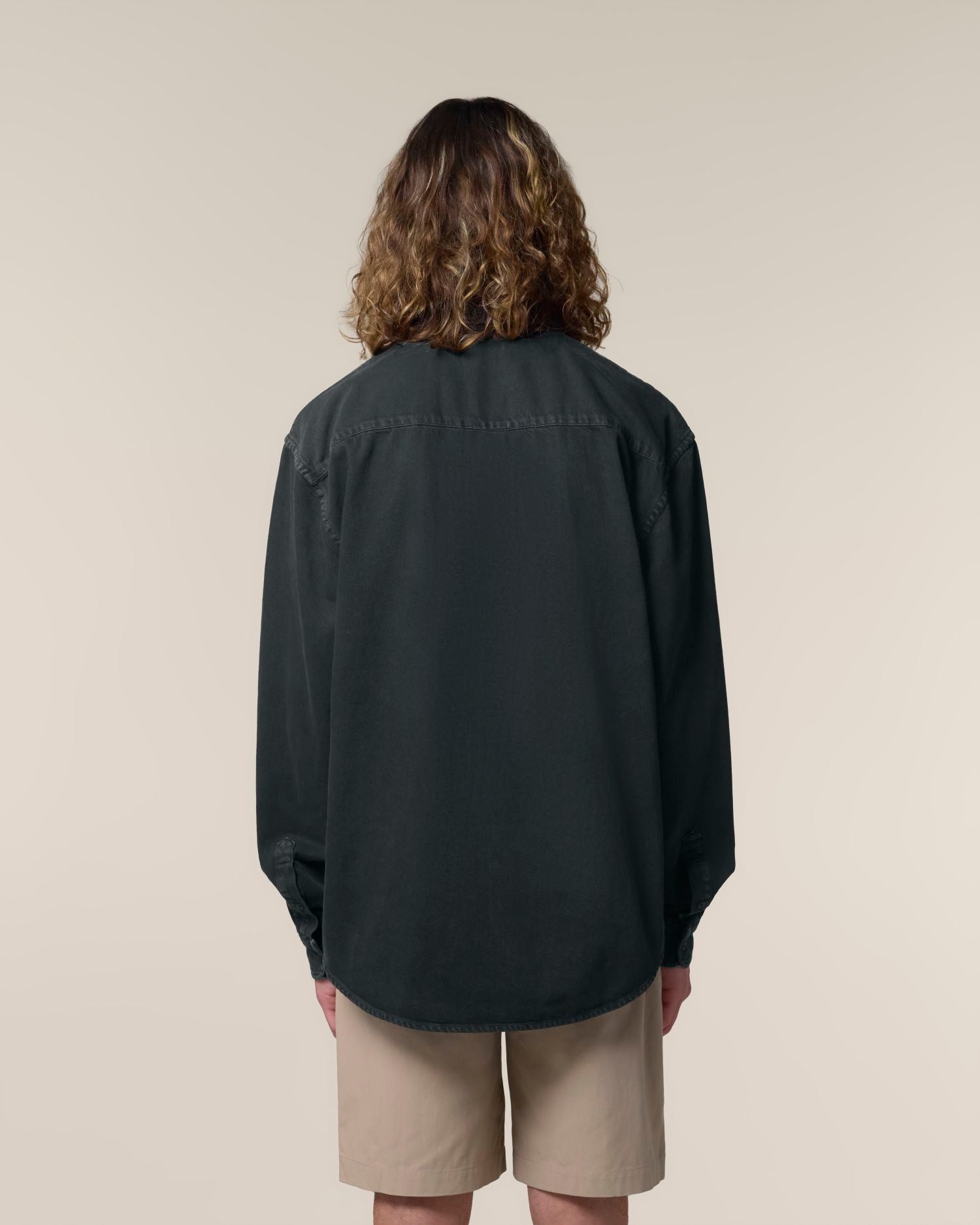Hemd Worker Shirt in Farbe G. Dyed Black Rock