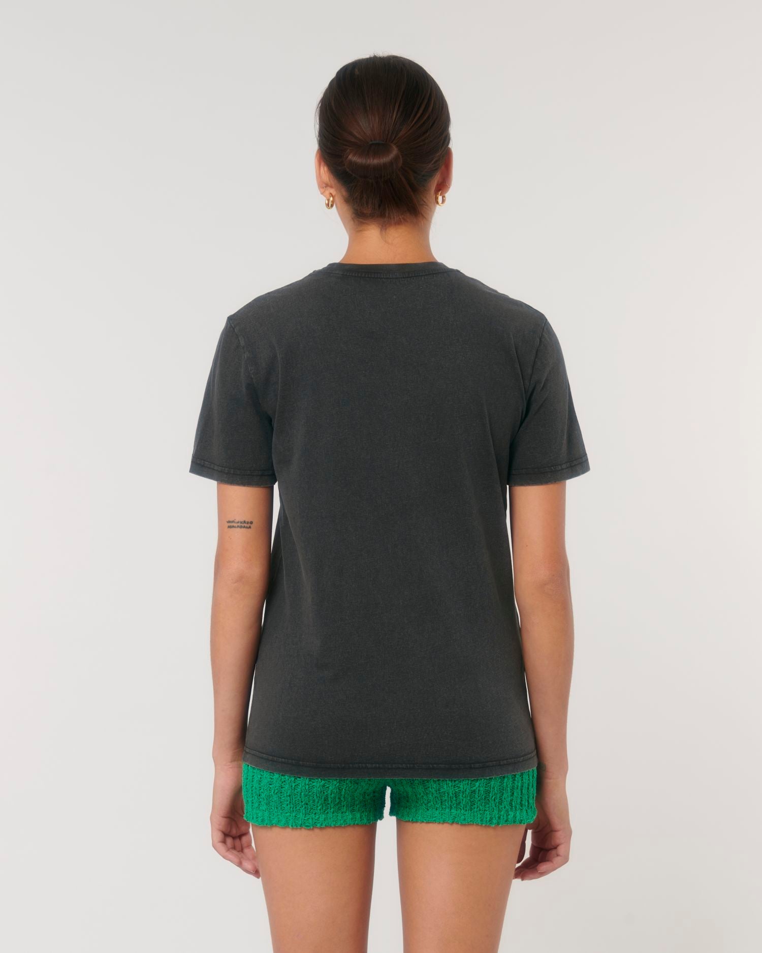 T-Shirt Crafter Vintage in Farbe G. Dyed Black Rock