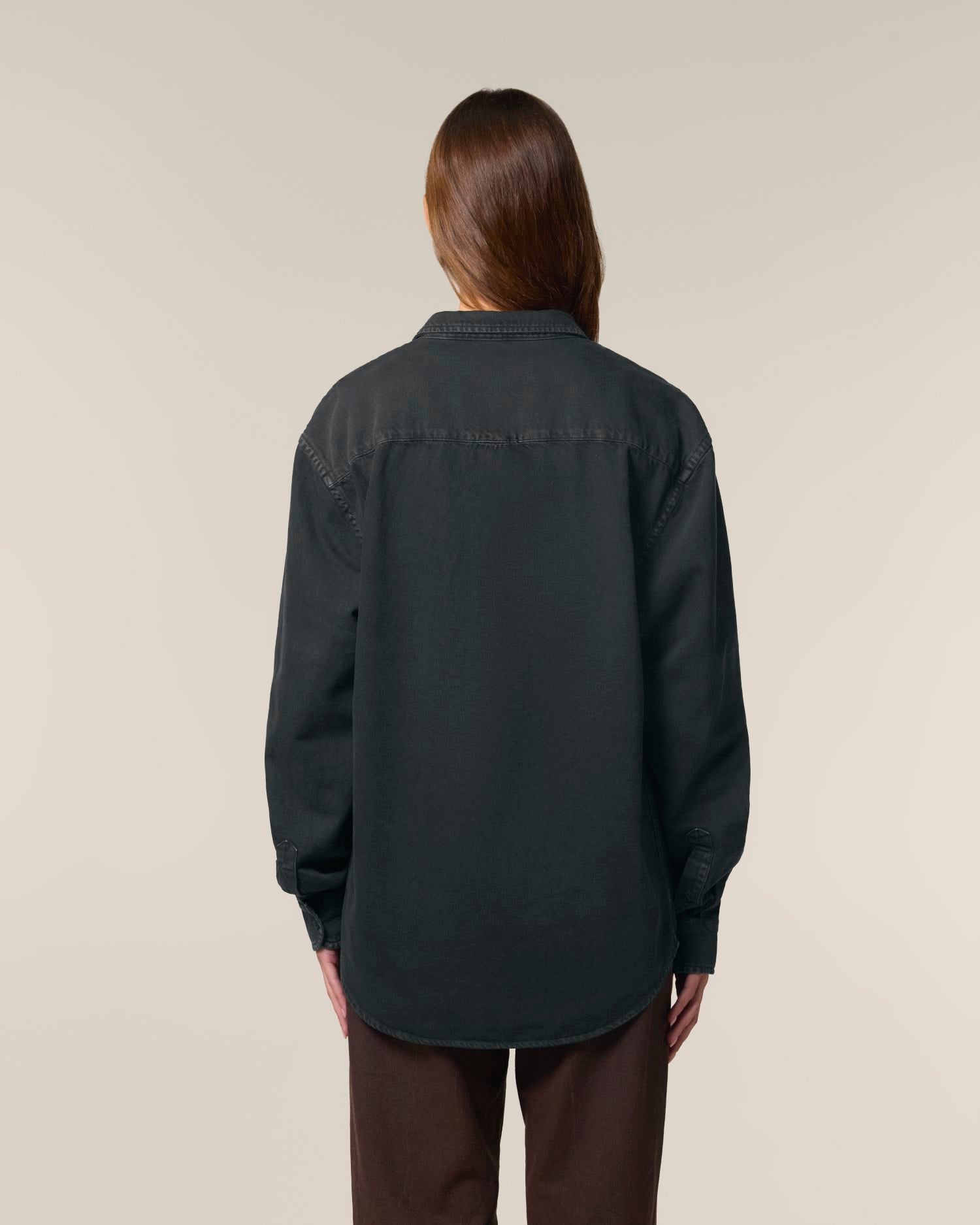 Hemd Worker Shirt in Farbe G. Dyed Black Rock