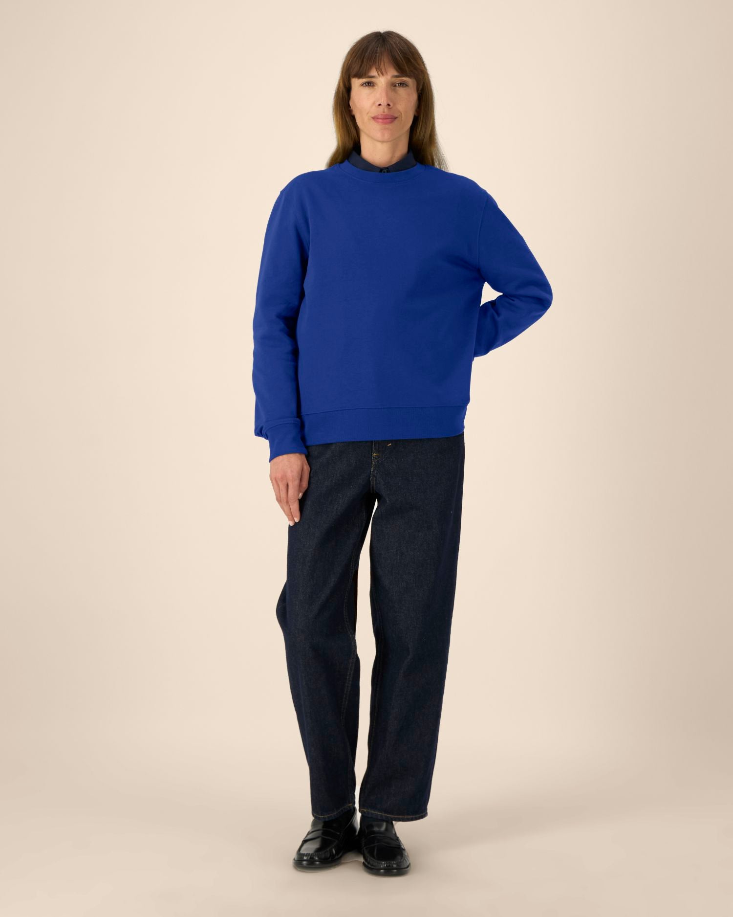 Thinker in Farbe Worker Blue