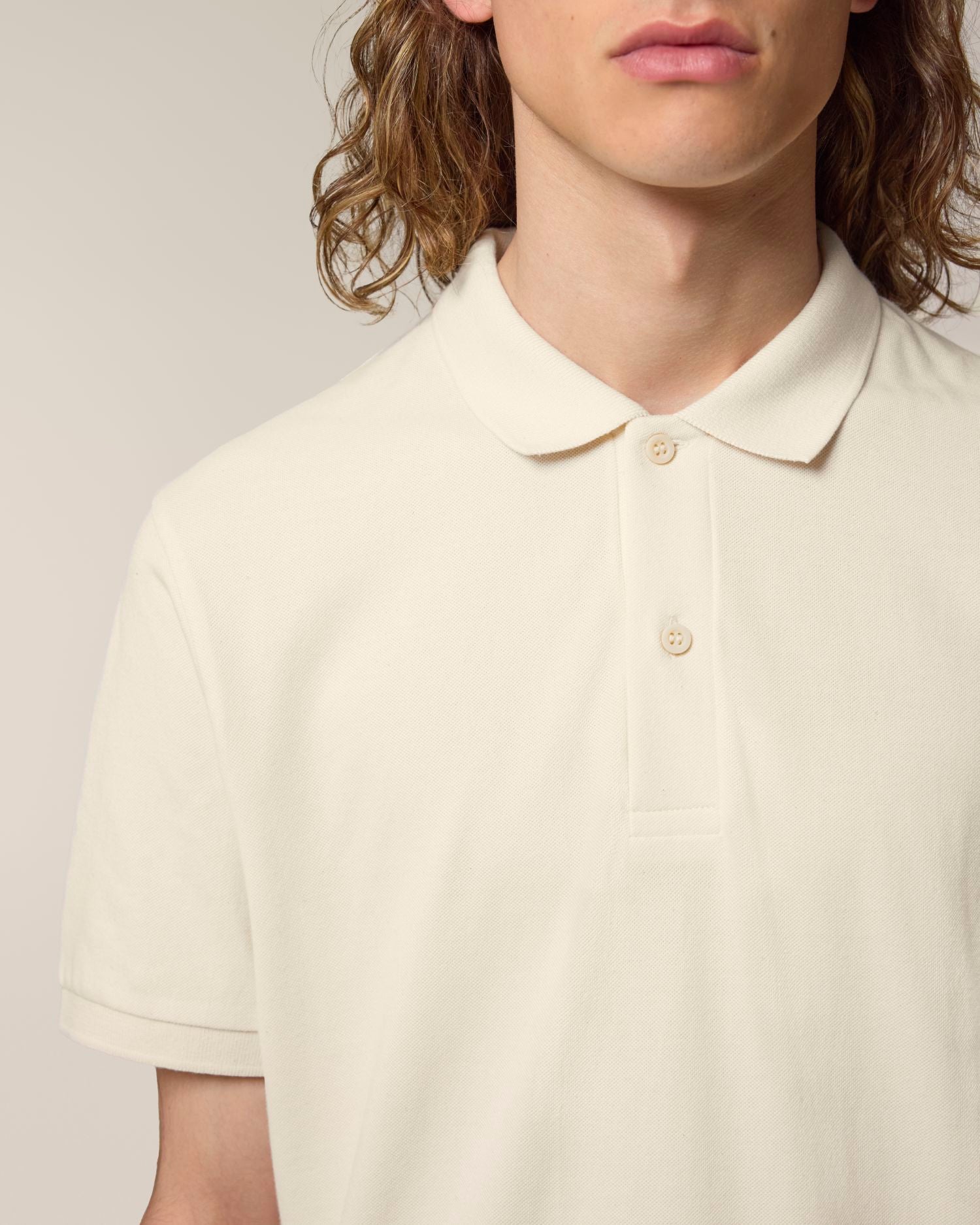 Poloshirt Stanley Coaster in Farbe Natural Raw