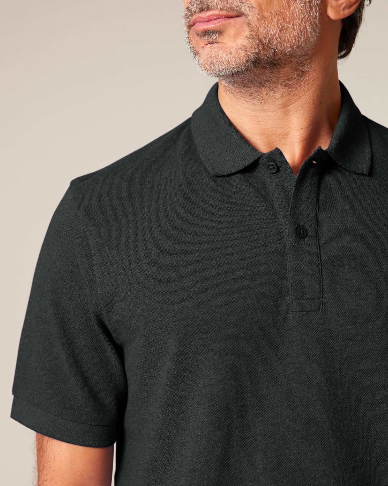 Poloshirt Prepster 2.0 in Farbe Dark Heather Grey