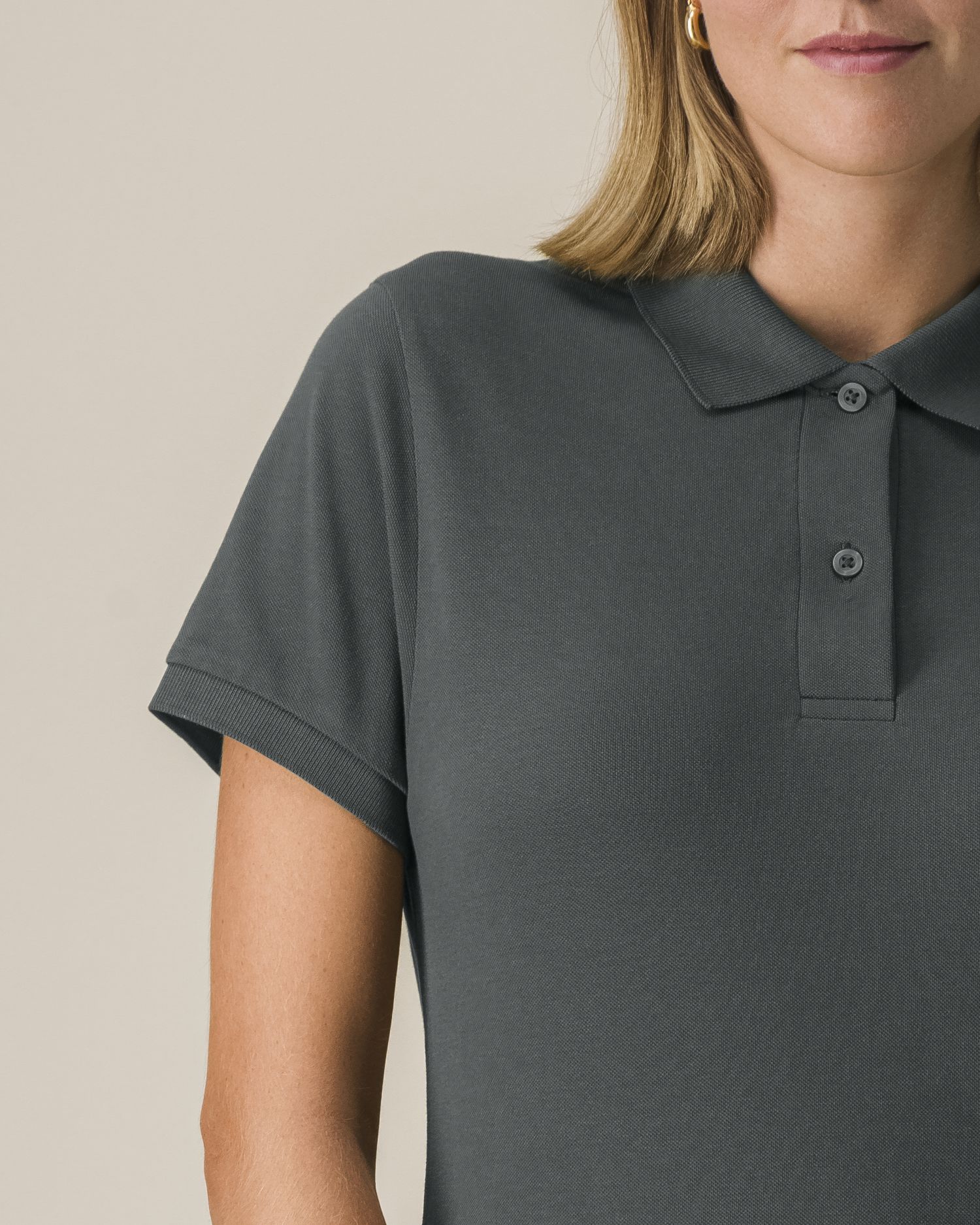 Poloshirt Stella Coaster in Farbe Anthracite