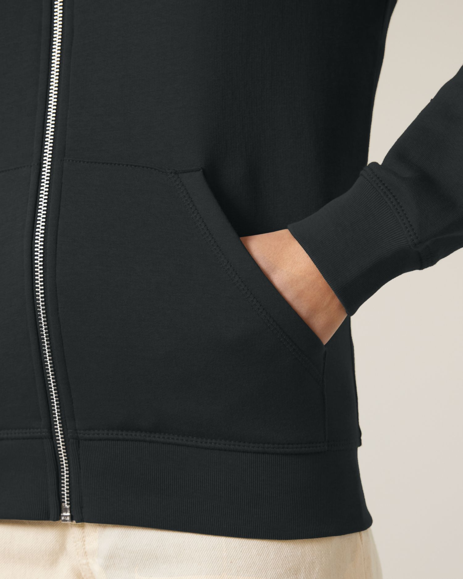 Sweatshirt Mixer in Farbe Black