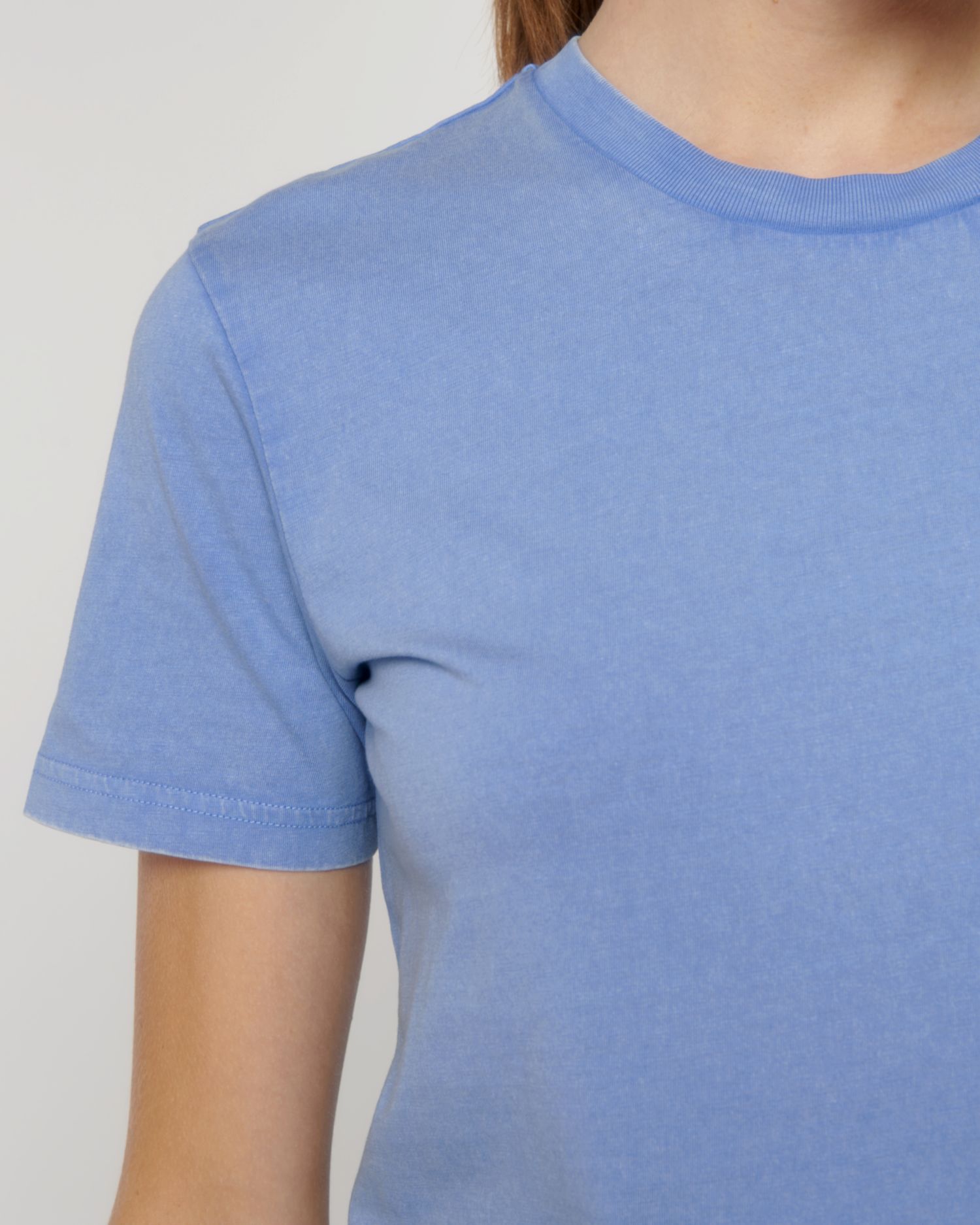 T-Shirt Crafter Vintage in Farbe G. Dyed Swimmer Blue
