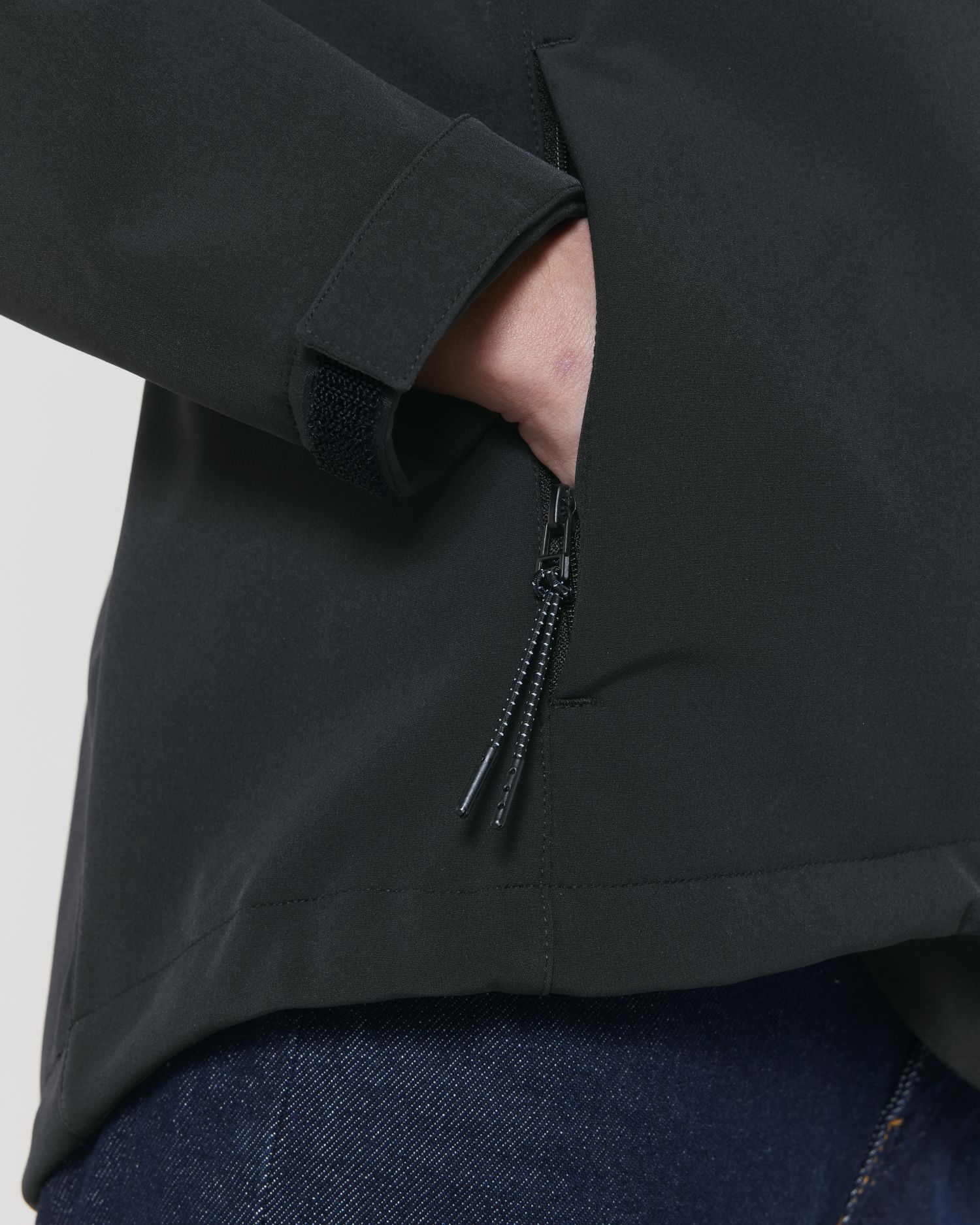 Ungefütterte Jacke Stella Navigator in Farbe Black