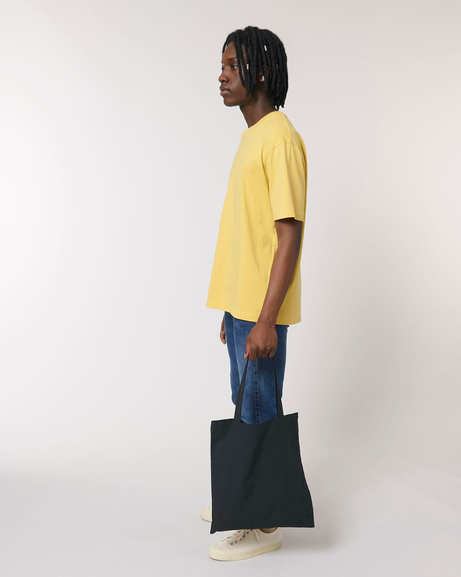 Light Tote Bag in Farbe Black