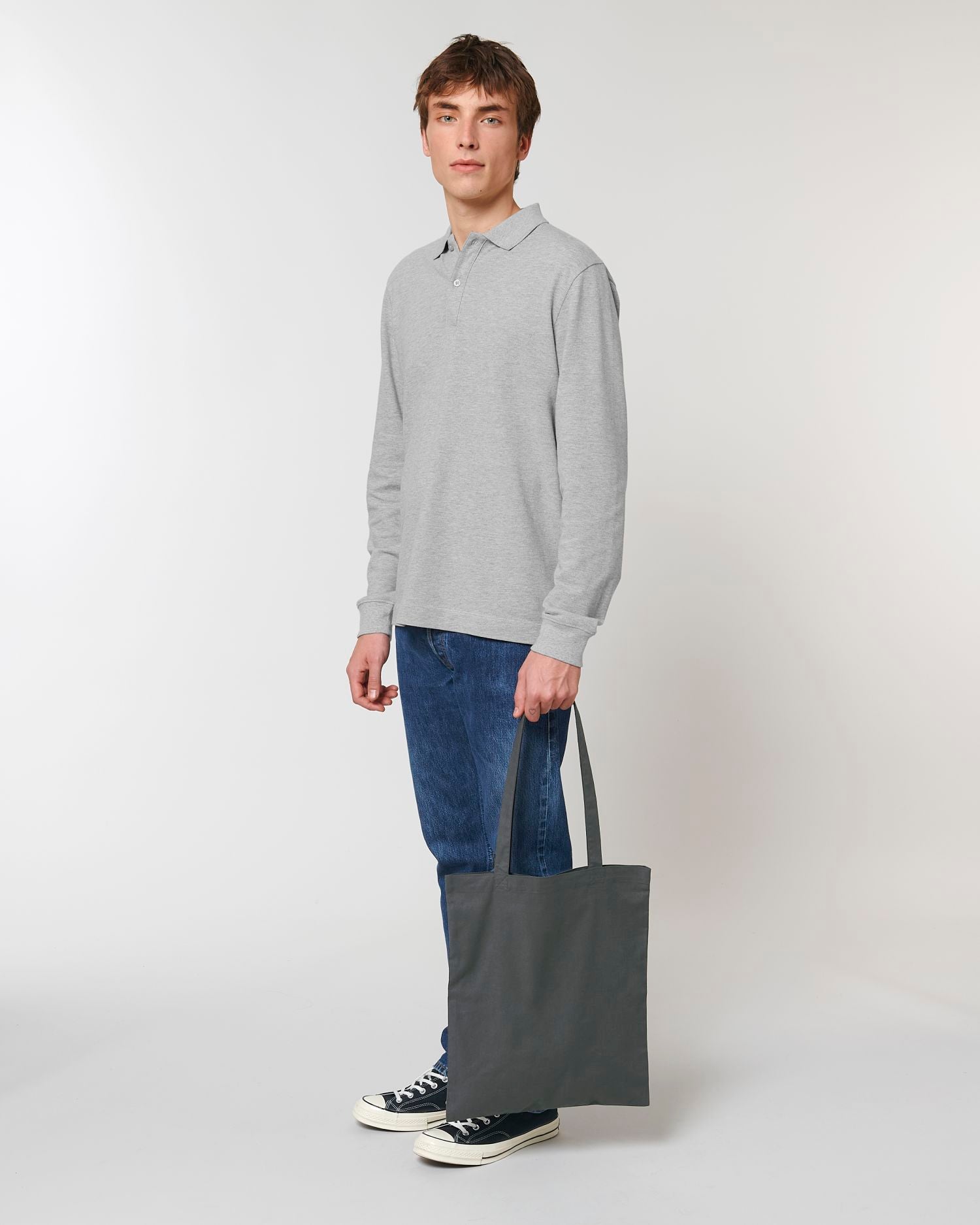 Light Tote Bag in Farbe Anthracite