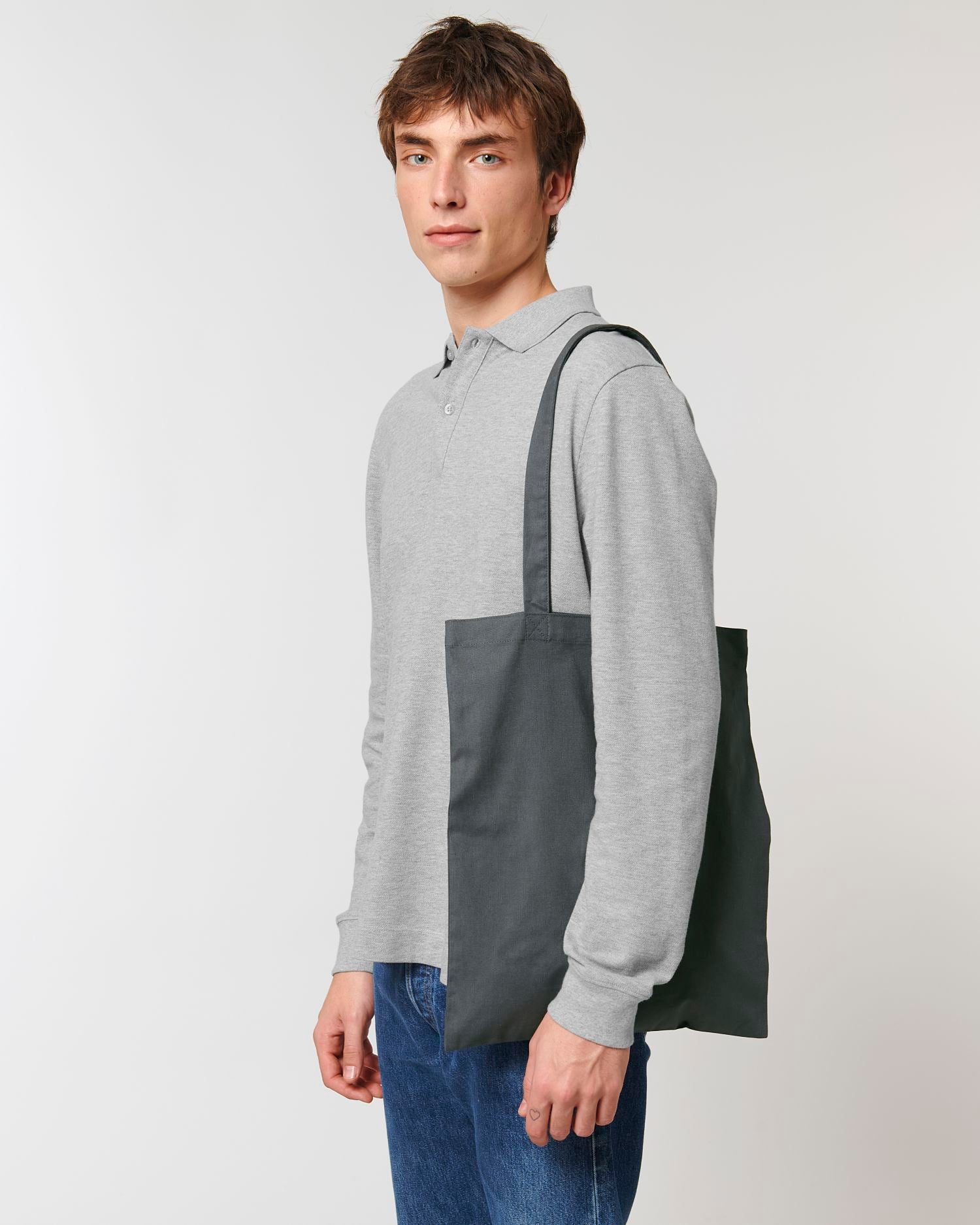 Light Tote Bag in Farbe Anthracite