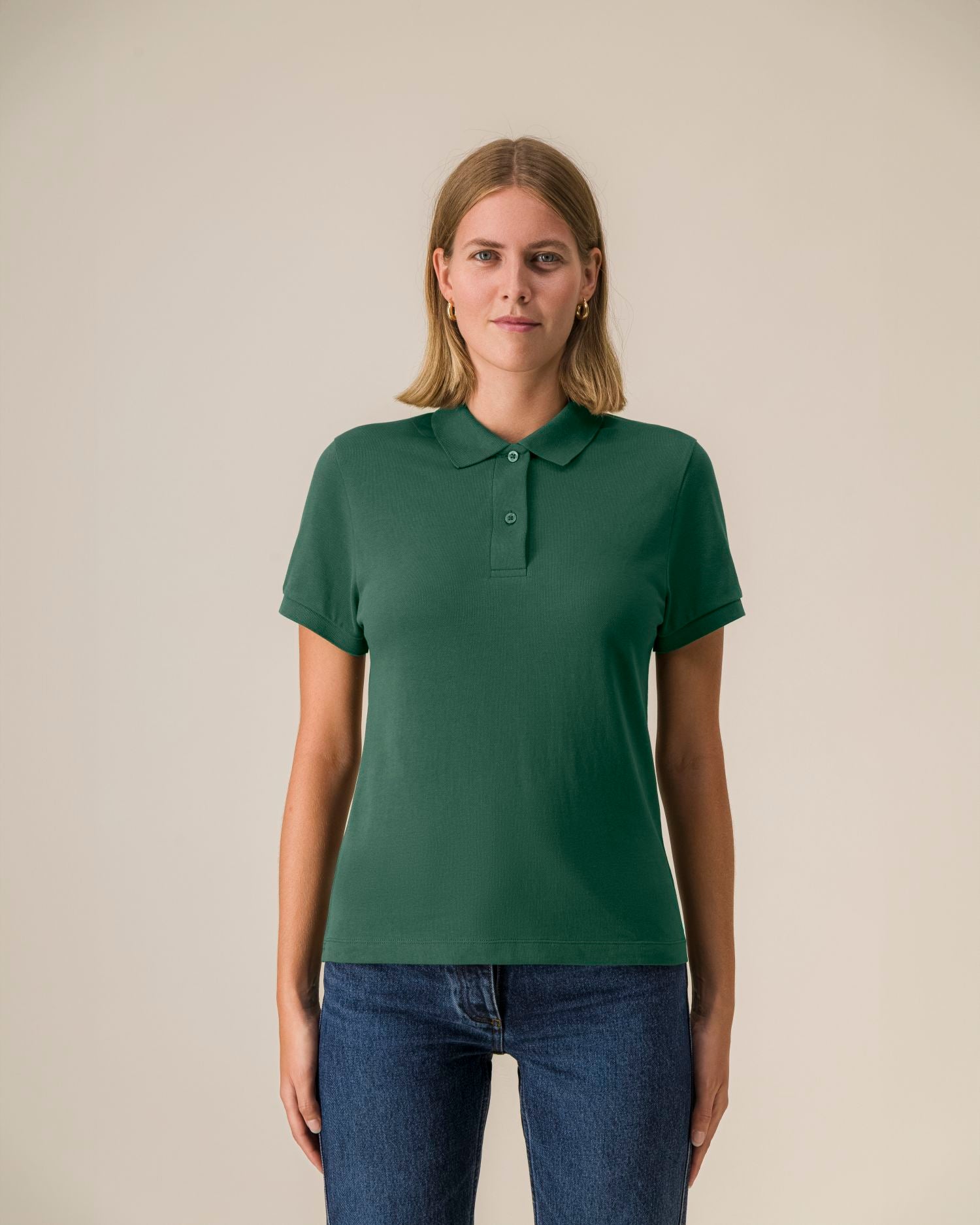 Poloshirt Stella Coaster in Farbe Bottle Green
