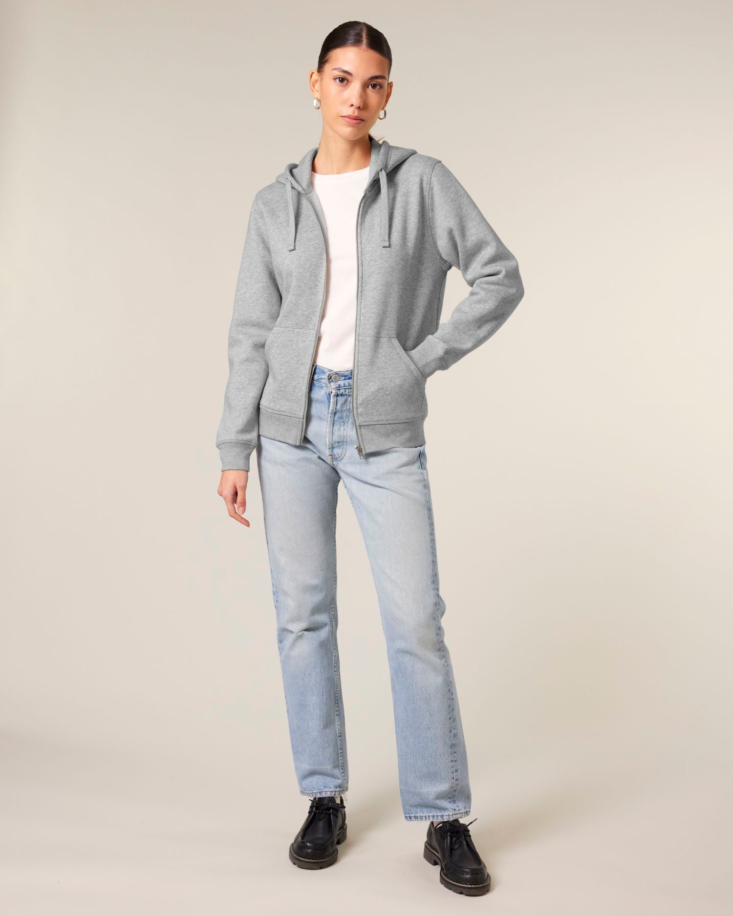 Sweatshirt Mixer in Farbe Heather Grey