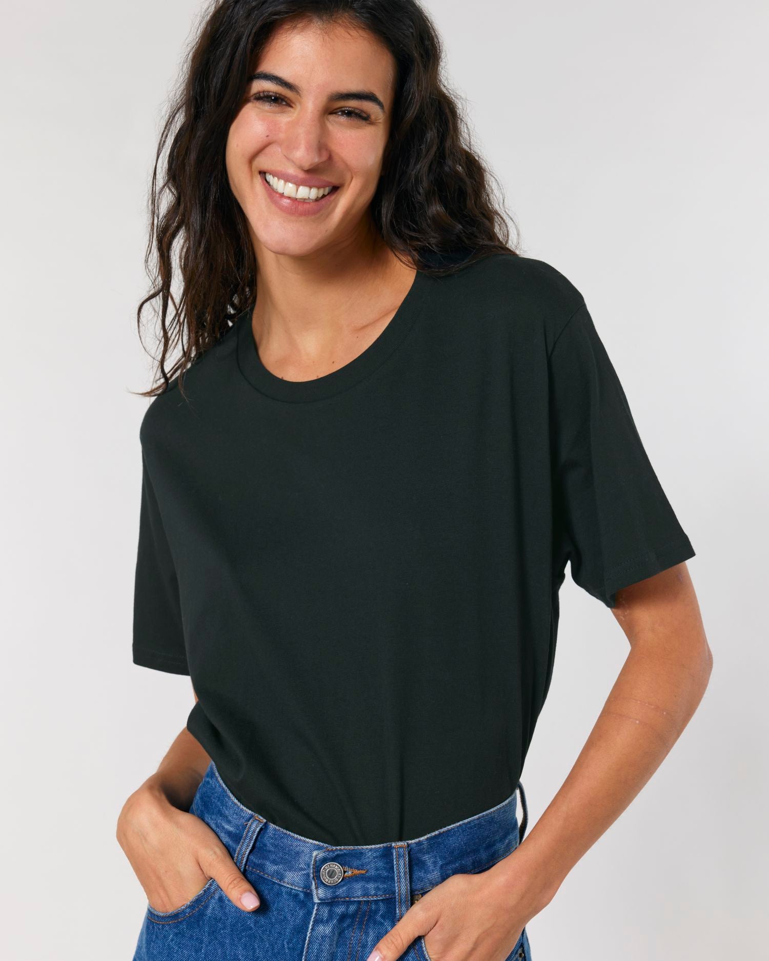 T-Shirt Rocker in Farbe Black