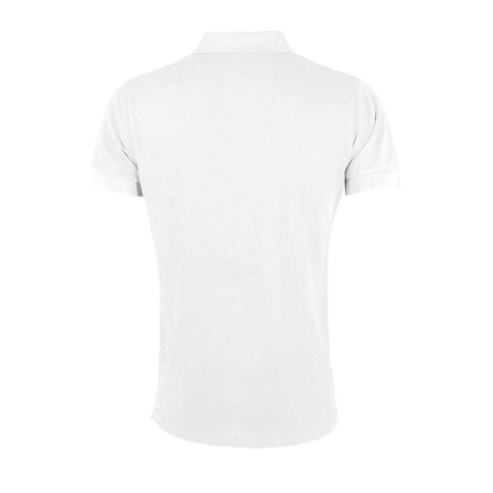 Portland Men Herren Poloshirt Kurzarm in Farbe White